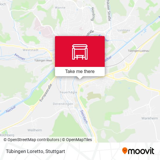 Tübingen Loretto map