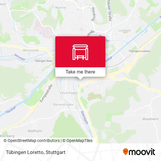 Карта Tübingen Loretto