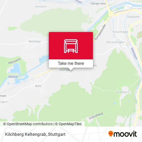 Карта Kilchberg Keltengrab