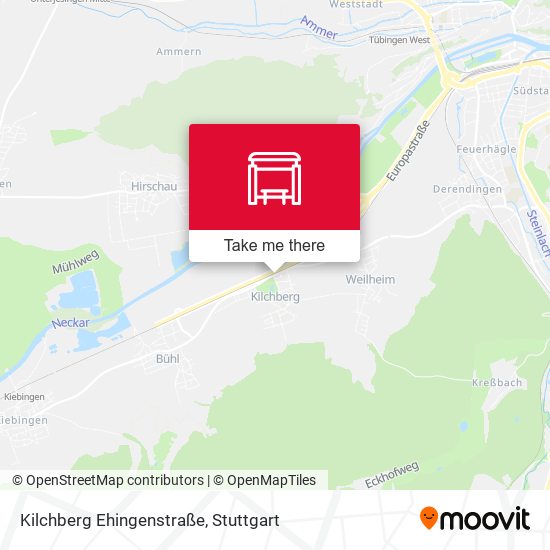 Kilchberg Ehingenstraße map
