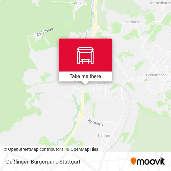 Карта Dußlingen Bürgerpark