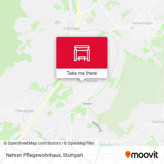 Nehren Pflegewohnhaus map
