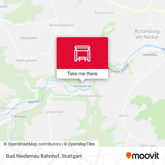 Bad Niedernau Bahnhof map