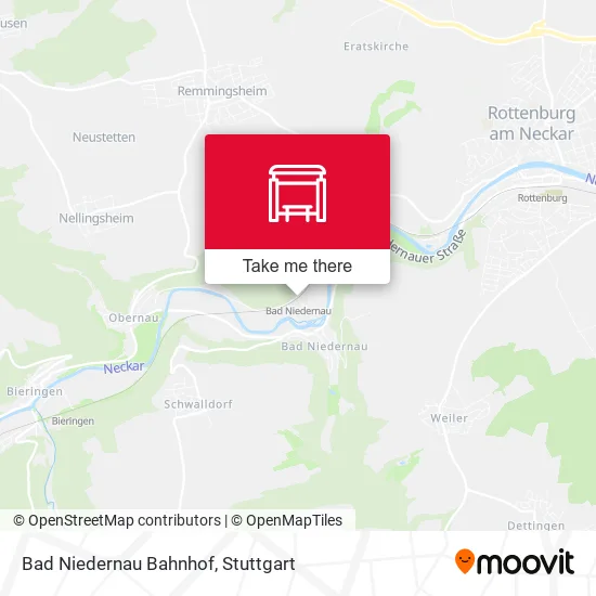 Карта Bad Niedernau Bahnhof