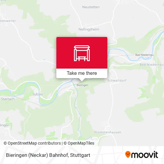 Карта Bieringen (Neckar) Bahnhof