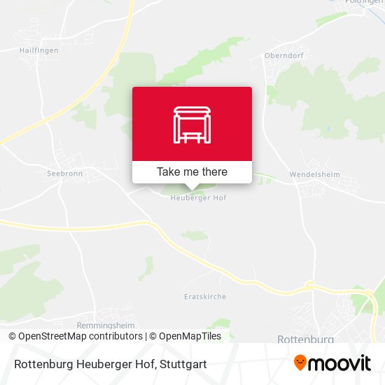 Rottenburg Heuberger Hof map