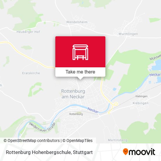 Rottenburg Hohenbergschule map