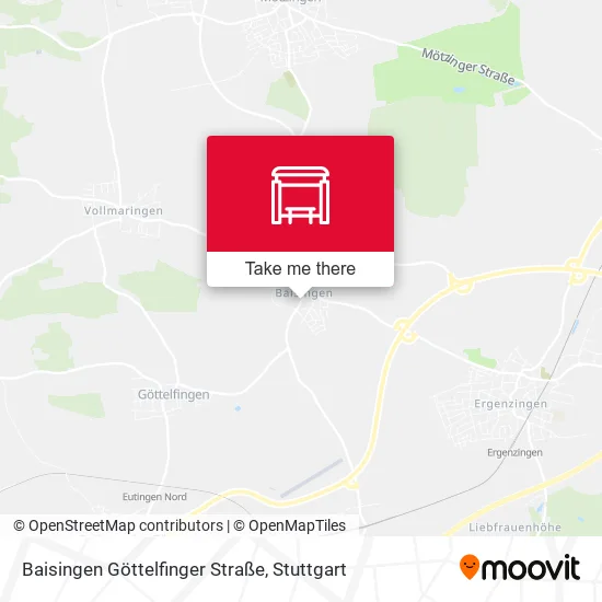Карта Baisingen Göttelfinger Straße