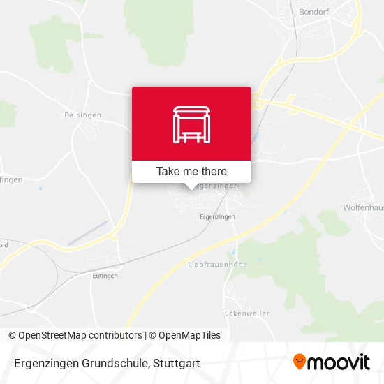 Карта Ergenzingen Grundschule