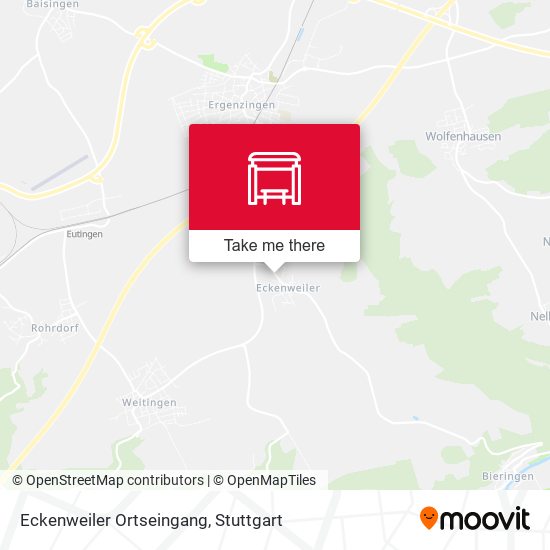 Eckenweiler Ortseingang map