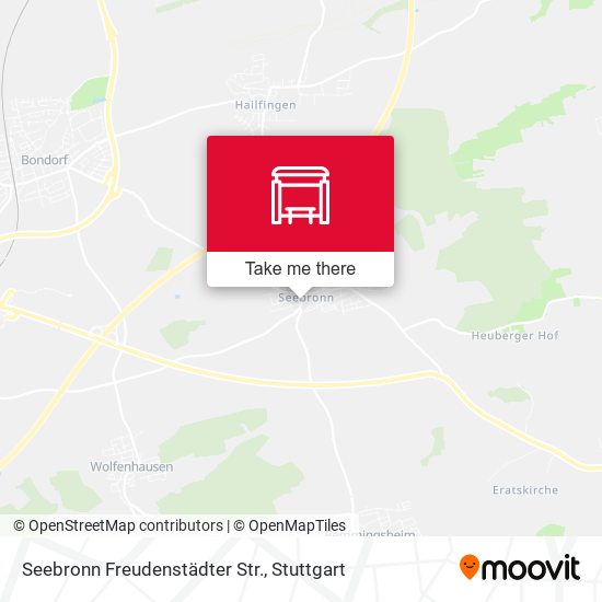 Seebronn Freudenstädter Str. map