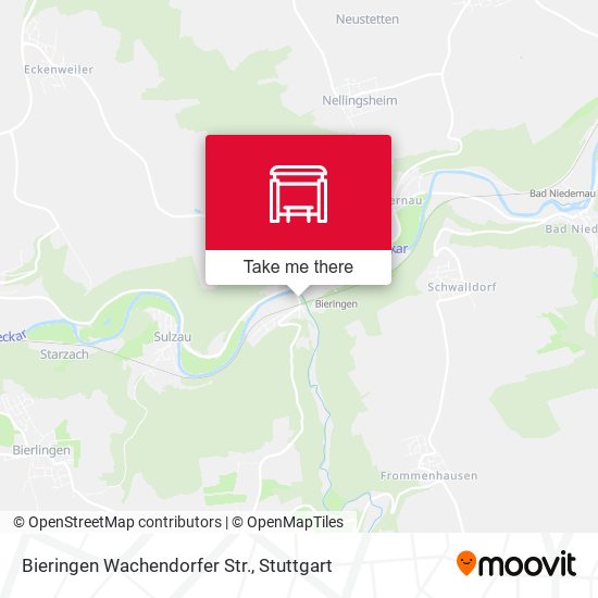 Карта Bieringen Wachendorfer Str.