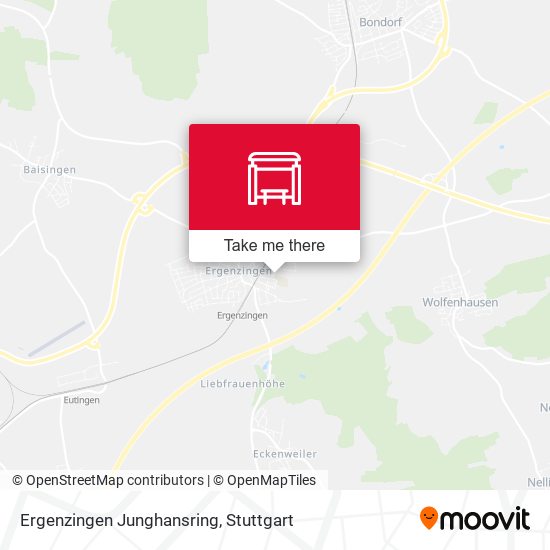 Карта Ergenzingen Junghansring