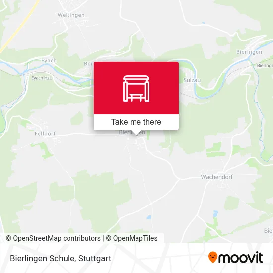 Bierlingen Schule map