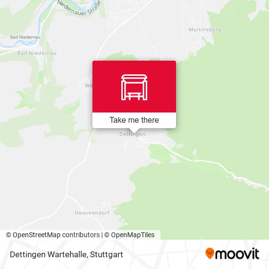 Карта Dettingen Wartehalle