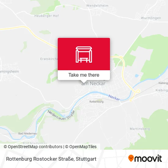Карта Rottenburg Rostocker Straße