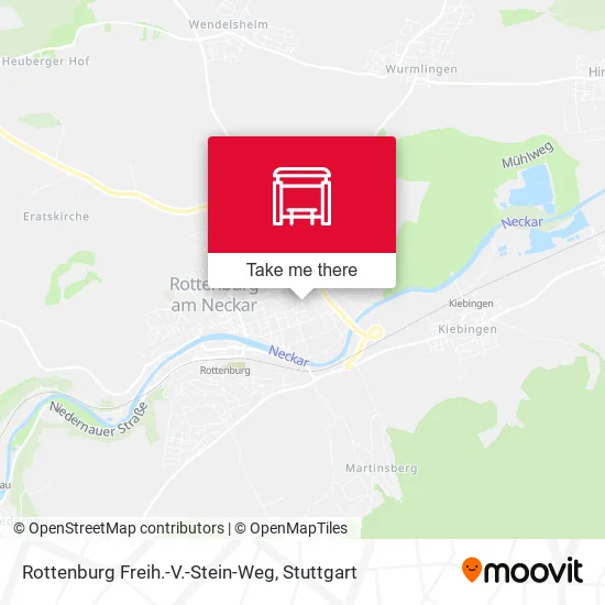 Карта Rottenburg Freih.-V.-Stein-Weg