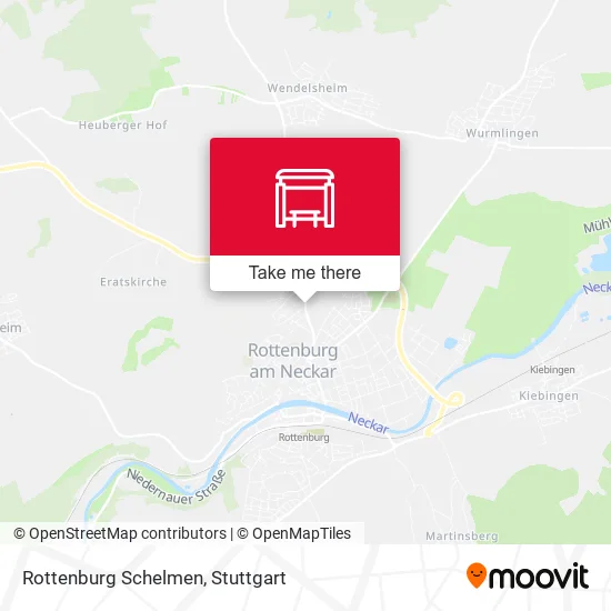 Карта Rottenburg Schelmen