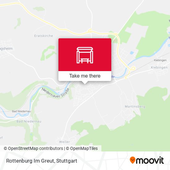 Карта Rottenburg Im Greut