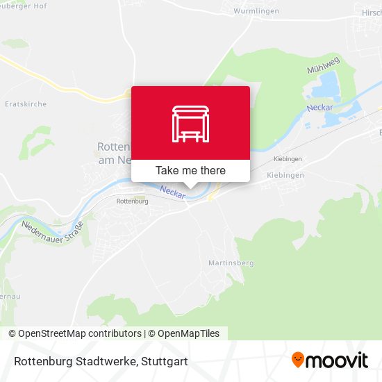 Rottenburg Stadtwerke map
