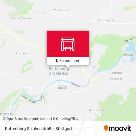 Карта Rottenburg Sülchenstraße