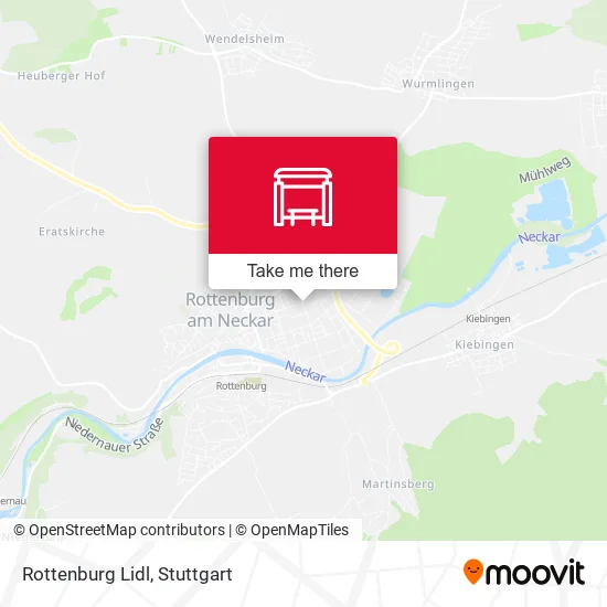 Карта Rottenburg Lidl