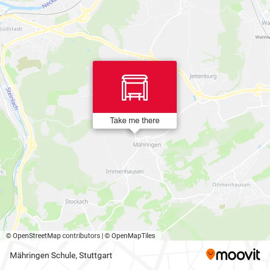 Карта Mähringen Schule