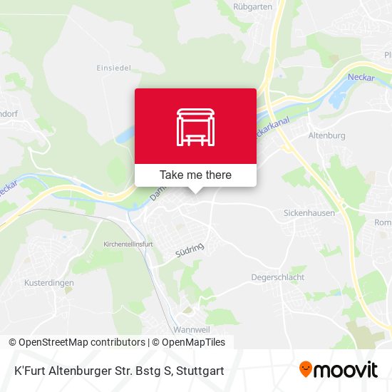 Карта K'Furt Altenburger Str. Bstg S