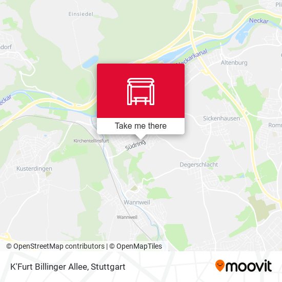 K'Furt Billinger Allee map