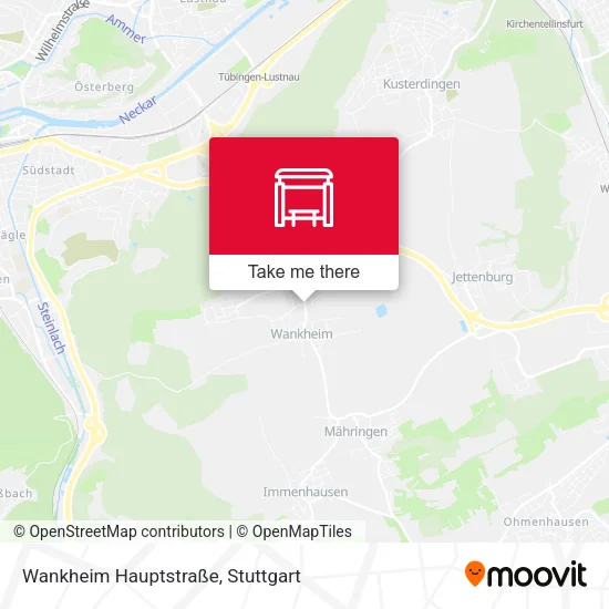 Карта Wankheim Hauptstraße