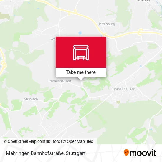 Карта Mähringen Bahnhofstraße