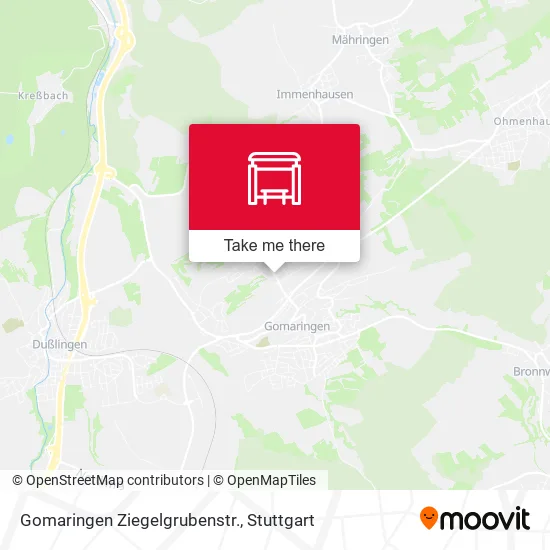 Карта Gomaringen Ziegelgrubenstr.