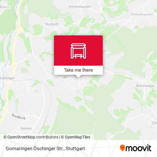 Gomaringen Öschinger Str. map