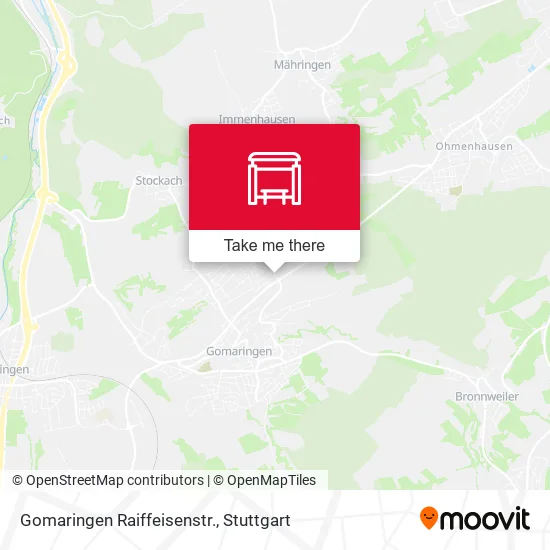 Карта Gomaringen Raiffeisenstr.