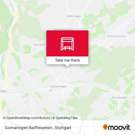 Gomaringen Raiffeisenstr. map