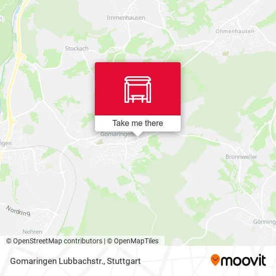 Карта Gomaringen Lubbachstr.