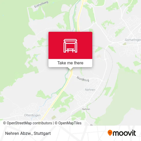 Карта Nehren Abzw.