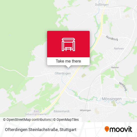 Ofterdingen Steinlachstraße map