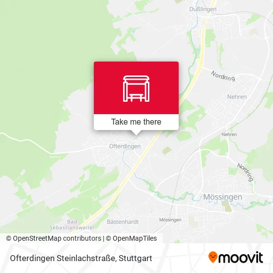 Карта Ofterdingen Steinlachstraße
