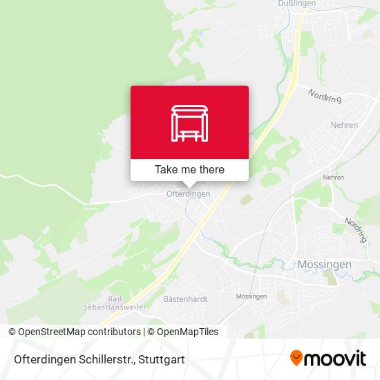 Ofterdingen Schillerstr. map