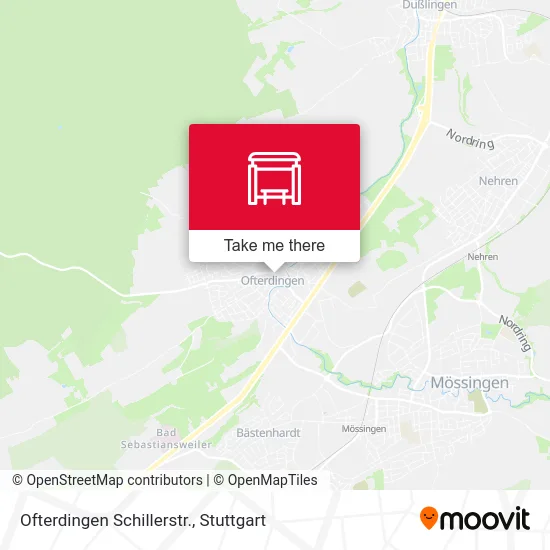 Карта Ofterdingen Schillerstr.