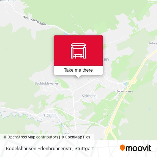 Bodelshausen Erlenbrunnenstr. map