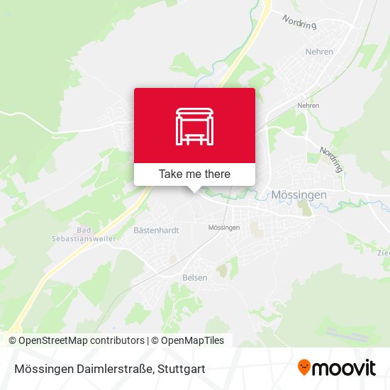 Mössingen Daimlerstraße map