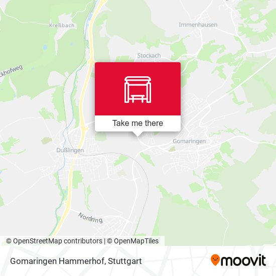 Gomaringen Hammerhof map