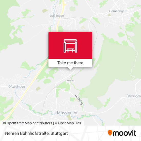 Nehren Bahnhofstraße map