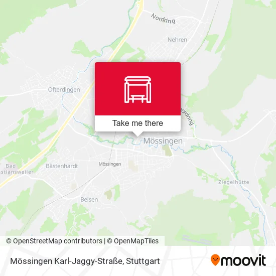 Карта Mössingen Karl-Jaggy-Straße