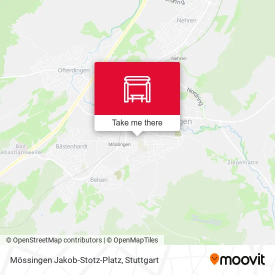 Карта Mössingen Jakob-Stotz-Platz