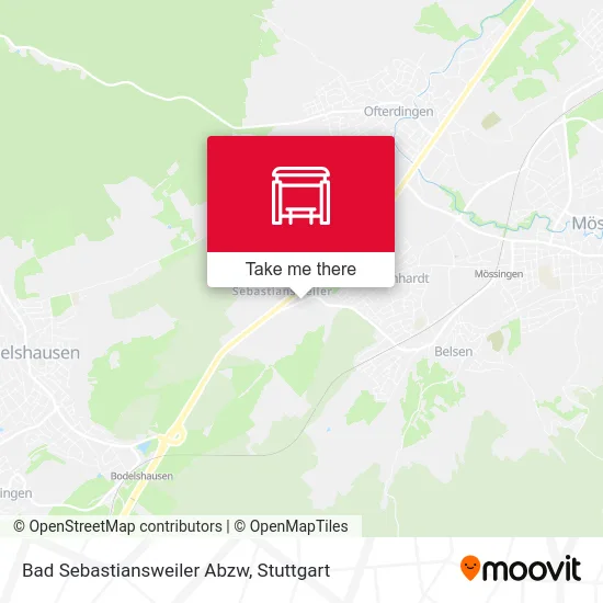 Карта Bad Sebastiansweiler Abzw