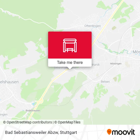 Карта Bad Sebastiansweiler Abzw