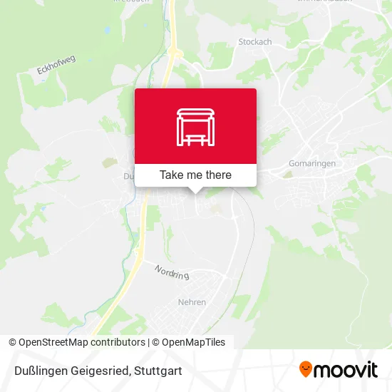 Карта Dußlingen Geigesried